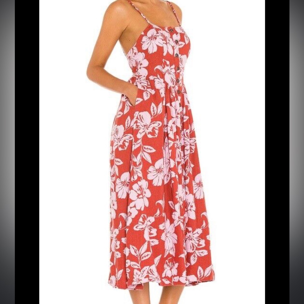 Nwt Free People The Perfect Sundress In Watermelon Combo Size Xs/S